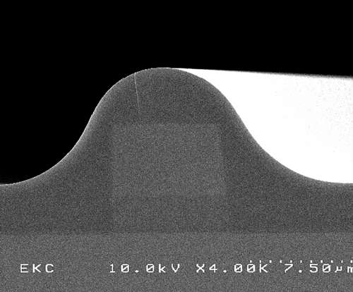 Silica planar waveguide with Ge-doped core and BPSG cladding